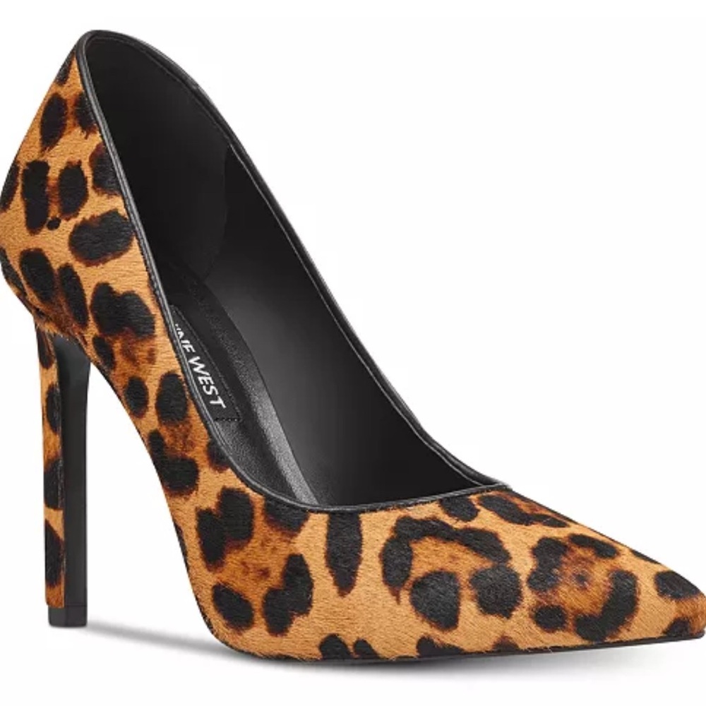 Leopard Print Stiletto Heels size 5 1/2